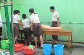 Foto SD Muh Sinar Fajar Ujian Praktik Perwatan Jenazah